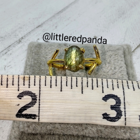 Labradorite branch ring - Picture 4 of 6